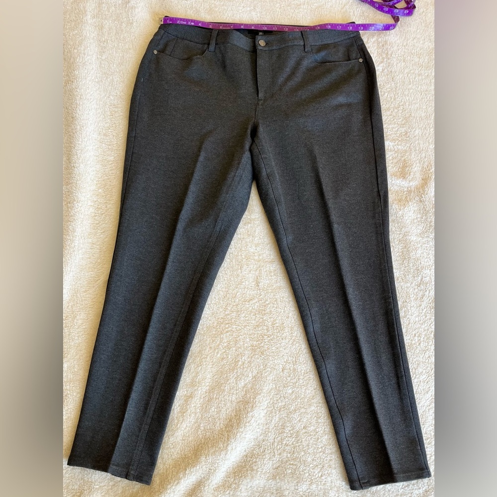 Talbots 16w gray knit pants.  NWOT